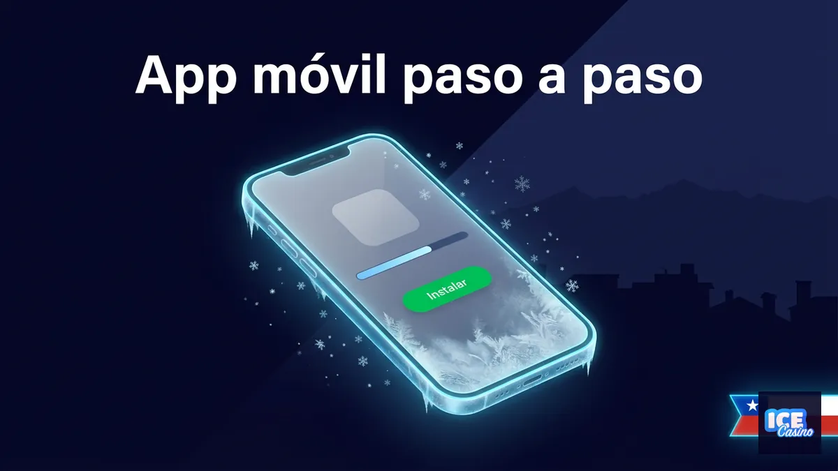 Descarga e instalación de la app móvil de Ice Casino comparada con alternativas chilenas