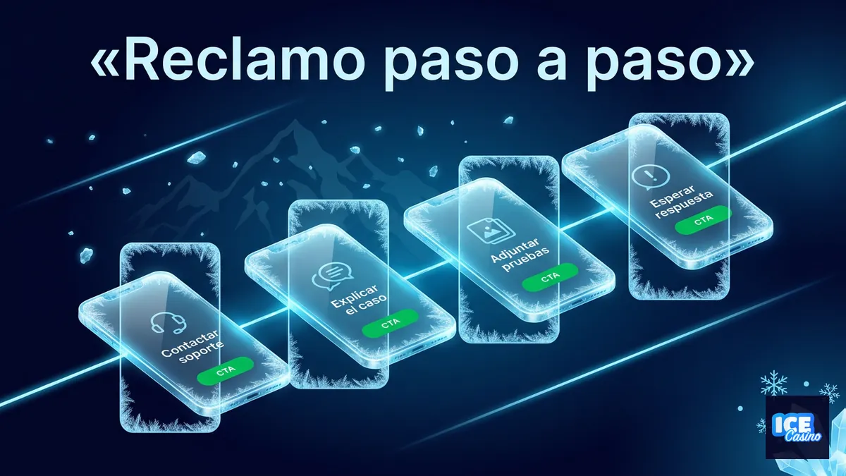 Pasos para presentar un reclamo ante el soporte de Ice Casino, desde el primer contacto hasta la respuesta