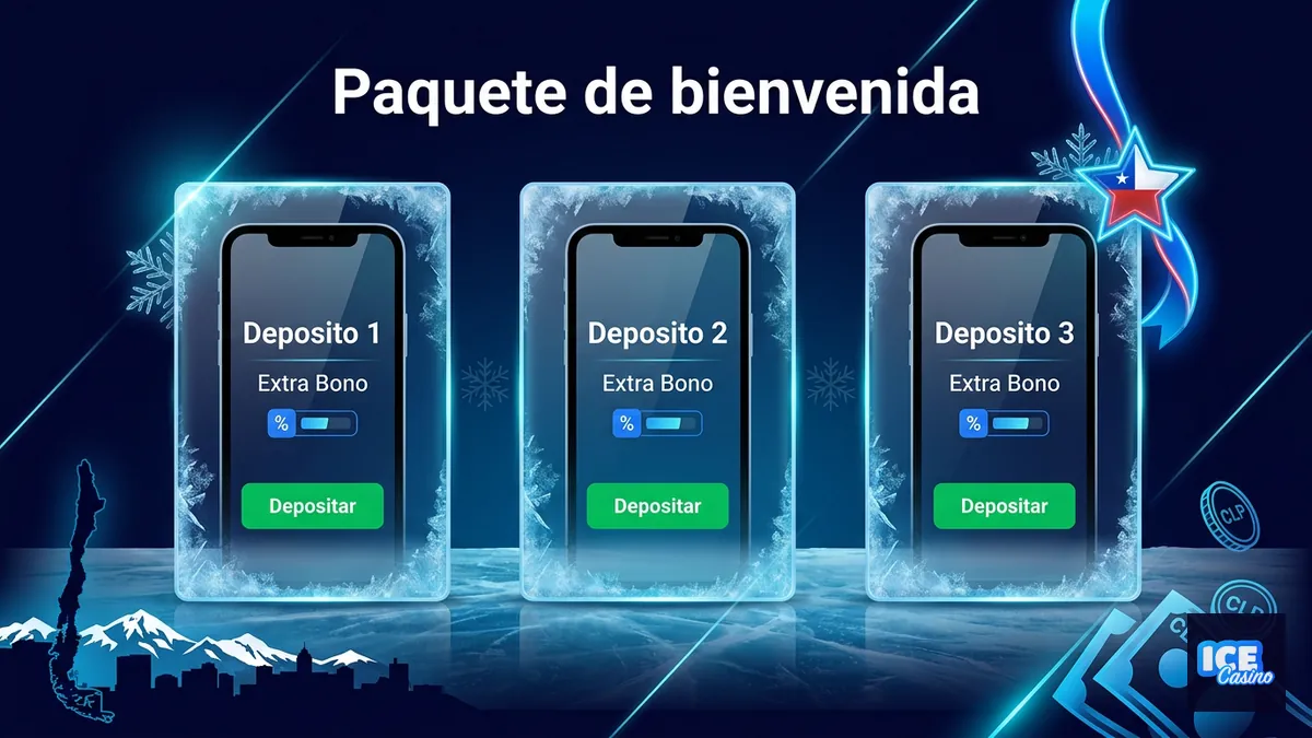 Comparación del paquete de bienvenida y el Extra Bono de Ice Casino Chile