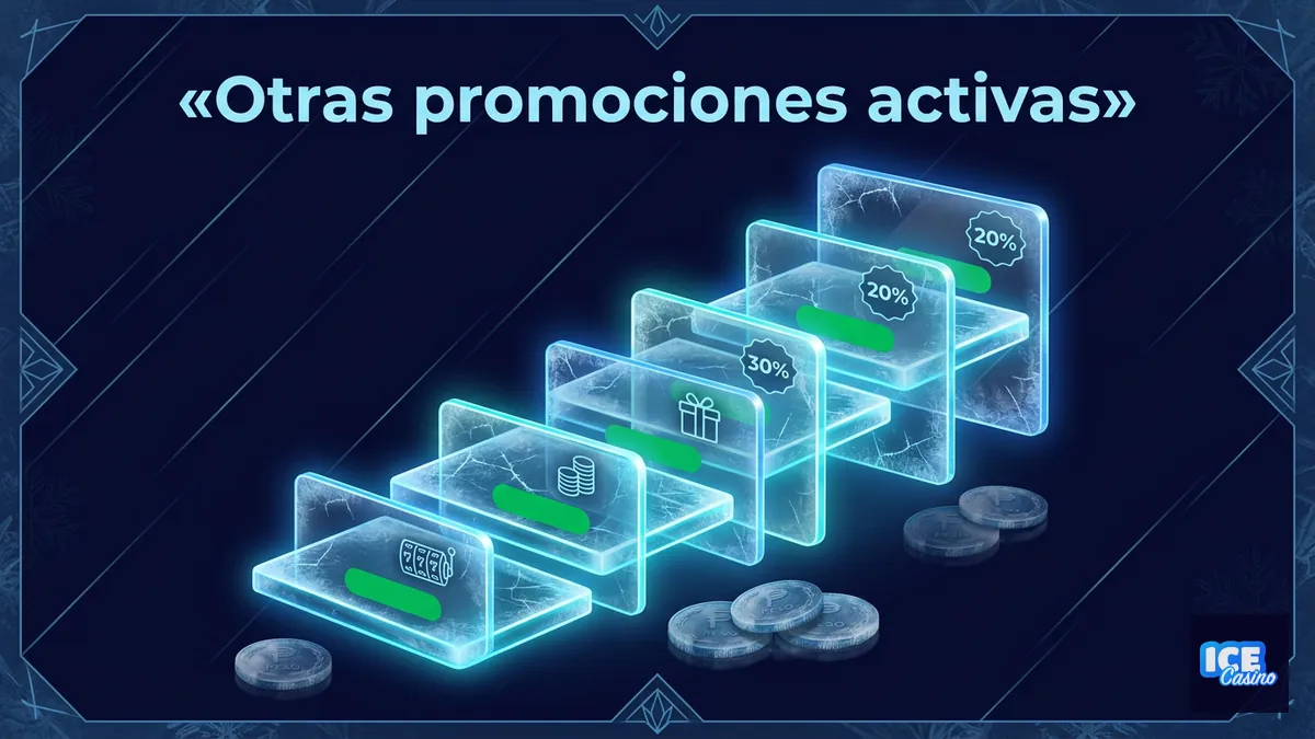 Otras promociones y bonos vigentes en Ice Casino Chile además del bono de bienvenida