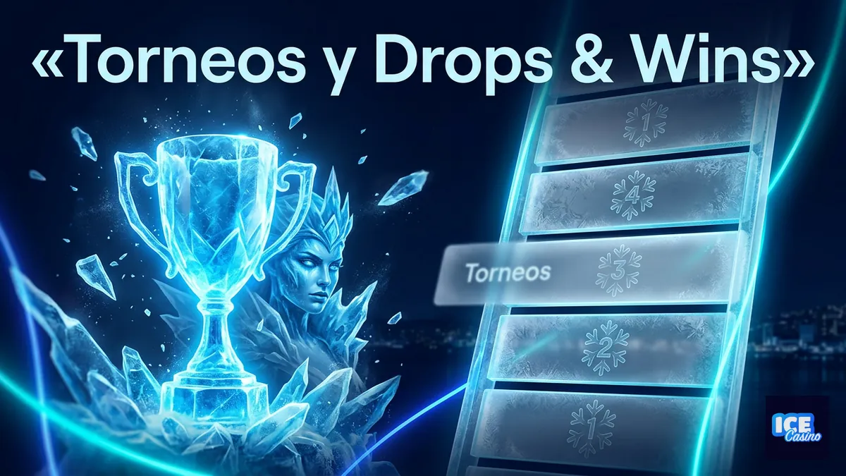 Torneos y Drops & Wins: escalera de premios helada del casino