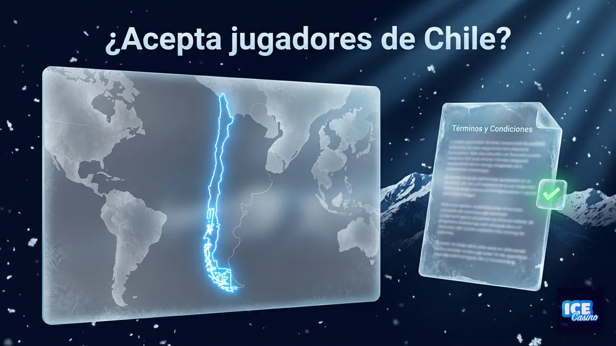 Si Ice Casino acepta jugadores desde Chile según sus Términos y Condiciones